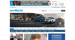 Desktop Screenshot of novilist.hr